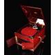 Impressive Mahogany Gramophone "His Master's Voice" in perfect working order. Circa 1915