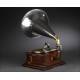 Neuton horn gramophone in very good condition. Germany, Circa 1915. Magnificent sound.