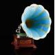 Beautiful and Luxurious Spanish horn gramophone His Master's Voice. Barcelona, ca. 1910