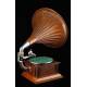 Magnificent HMV horn gramophone in excellent condition. Great Britain, 1905-10