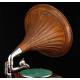 Magnificent HMV horn gramophone in excellent condition. Great Britain, 1905-10