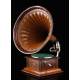 Magnificent HMV horn gramophone in excellent condition. Great Britain, 1905-10