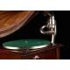 Magnificent HMV horn gramophone in excellent condition. Great Britain, 1905-10