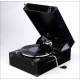 Elegant Columbia Suitcase Gramophone, Very Well Preserved. Great Britain, 1930's