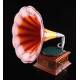 Spanish horn gramophone. His Master's Voice. Barcelona, 1910. In perfect working order.