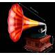 Spanish horn gramophone. His Master's Voice. Barcelona, 1910. In perfect working order.