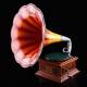 Spanish horn gramophone. His Master's Voice. Barcelona, 1910. In perfect working order.