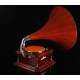 Spectacular Great Thorens horn gramophone. Switzerland, 1910. Working