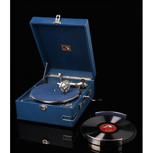 HMV Suitcase Gramophone, 1934.