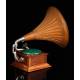 horn gramophone HMV, 1910