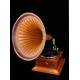 horn gramophone HMV, 1910