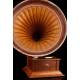 horn gramophone HMV, 1910