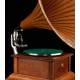 horn gramophone HMV, 1910