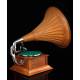 horn gramophone HMV, 1910