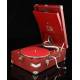 HMV Suitcase Gramophone, 1934