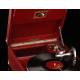 HMV Suitcase Gramophone, 1934