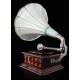 Early 20th Century horn gramophone. In perfect working condition.