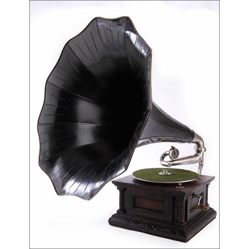 horn gramophone, 1904