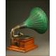 Gramophone His Master's Voice Intermediate Junior. Ca. 1910.Totally Original.