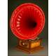 Impressive German Polyphon Gramophone, ca. 1915. Fully restored and working