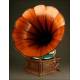 Magnificent Original Gramophone His Master's Voice. Year 1915. Excellent Sound Quality.