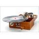 Antique Thorens Sonata Portable Gramophone in very good working order. Switzerland, Circa 1920