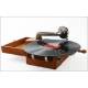 Antique Thorens Sonata Portable Gramophone in very good working order. Switzerland, Circa 1920