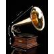 Antique His Master's Voice Monarch Junior Gramophone. USA, Circa 1904