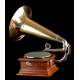 Antique His Master's Voice Monarch Junior Gramophone. USA, Circa 1904