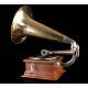 Antique His Master's Voice Monarch Junior Gramophone. USA, Circa 1904