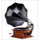 Antique His Master's Voice Working Gramophone. France, Circa 1910