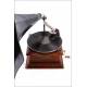 Antique His Master's Voice Working Gramophone. France, Circa 1910