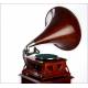 Gramophone with Record Player, Circa 1910