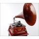 Gramophone with Record Player, Circa 1910