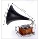 Antique HMV horn gramophone Monarch IV for the French Market, Circa 1910.