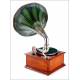 Antique Pathé 'Day and Night' Gramophone in very good working order. France, 1910