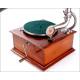 Antique Pathé 'Day and Night' Gramophone in very good working order. France, 1910