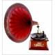 Antique horn gramophone with Spectacular Sound. Central Europe, Circa 1910