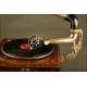 Vintage German Gramophone in perfect working order. Circa 1.920. With Copper Horn