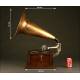 Vintage German Gramophone in perfect working order. Circa 1.920. With Copper Horn