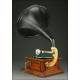 Ideal French Horn Gramophone. Year 1915. In perfect working order.