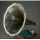 Stylized German Horn Gramophone, Circa 1915. Very well preserved and working.