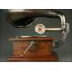 Stylized German Horn Gramophone, Circa 1915. Very well preserved and working.