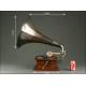 Stylized German Horn Gramophone, Circa 1915. Very well preserved and working.