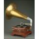 horn gramophone, 1920