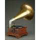 horn gramophone, 1920