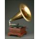 horn gramophone, 1920