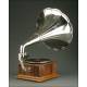 horn gramophone, 1920