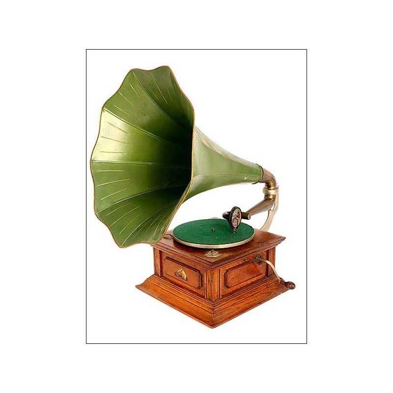 Gramophone His Master's Voice. 1910. THE AUTHENTIC ONE!