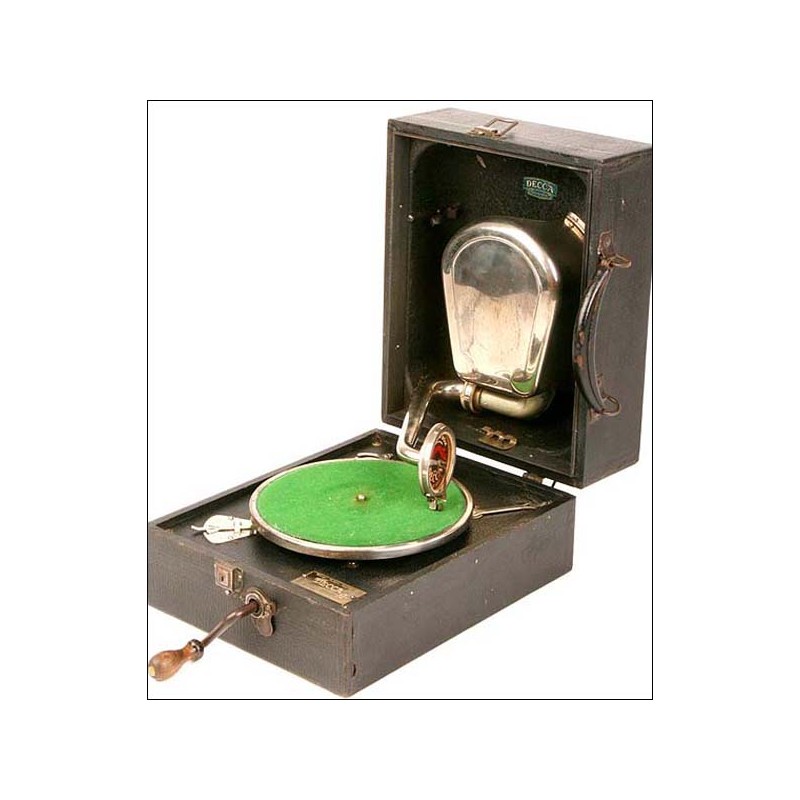 Decca portable gramophone. 1926